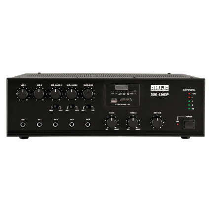 Ahuja SSB120DP USB-SD 5-Microphone & 2-Aux Input PA Amplifier