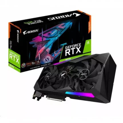 GIGABYTE VGA NVIDIA GeForce RTX 3070 AORUS MASTER 8G LHR Rev. 2.0, RTX 3070 LHR, 8GB GDDR6, 3xDP, 3xHDMI