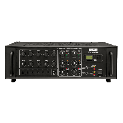 Ahuja TZA4000DPM USB-SD 6-Microphone & 2-Aux Input PA Amplifier