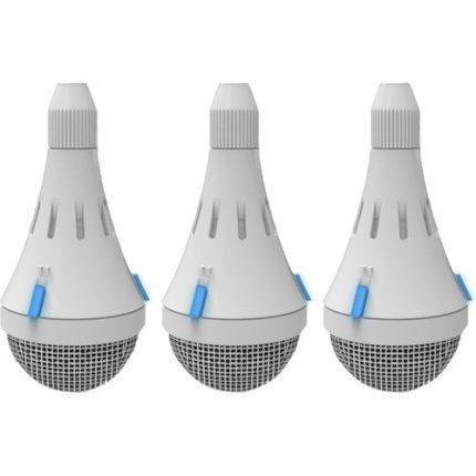 ClearOne 930-6200-309-W-D Ceiling Microphone 3 Array Dante Bundle