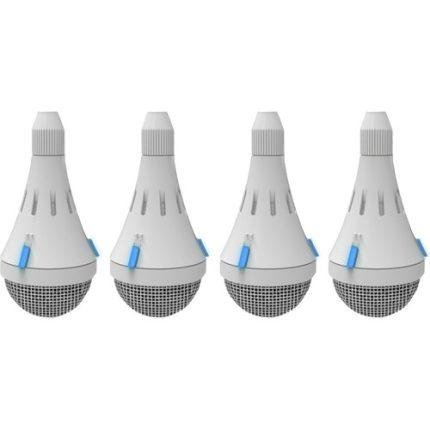 ClearOne Ceiling Microphone Array Analog- X 4 Array 6 Channel White Bundle